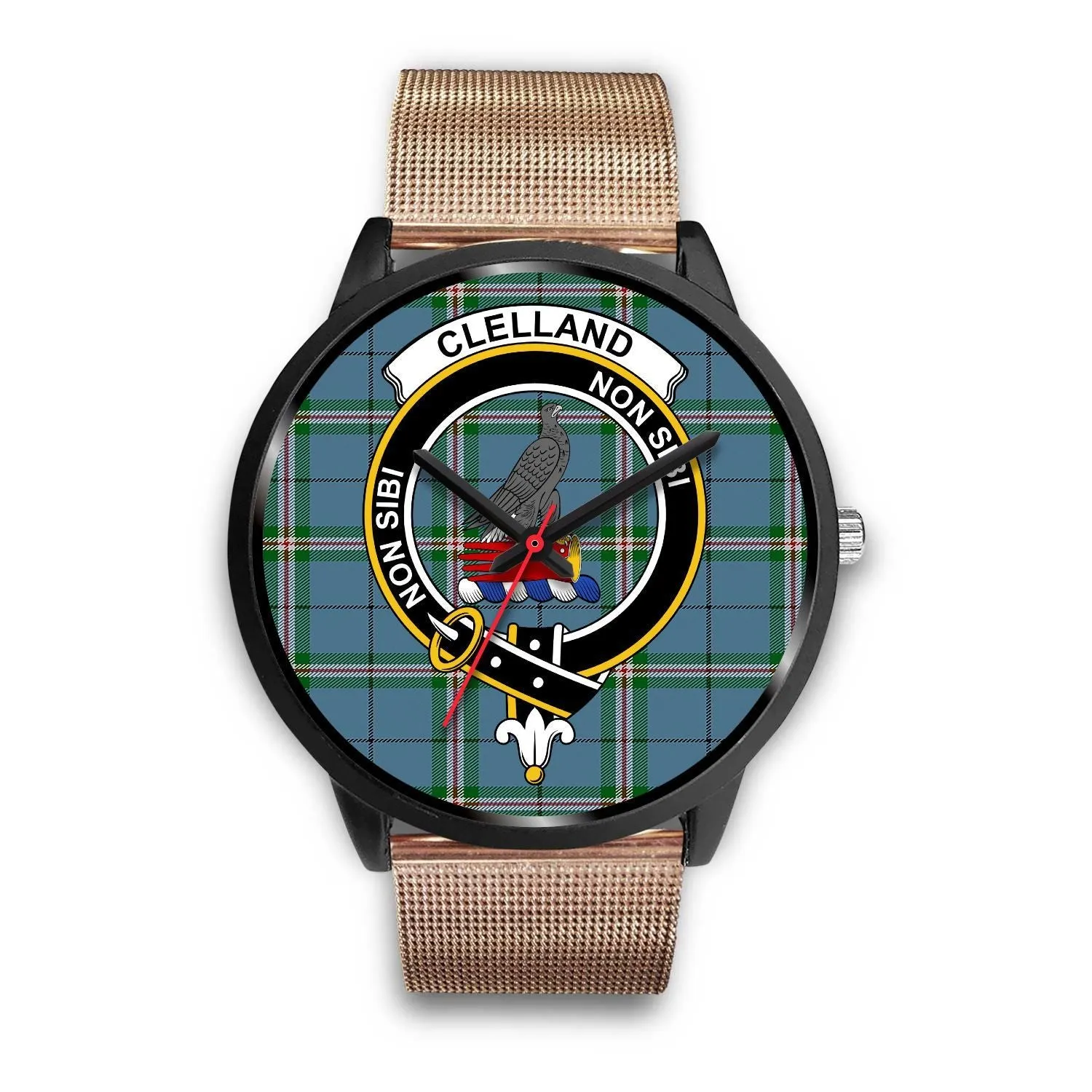 Clelland Clan Badge Tartan Black Watch