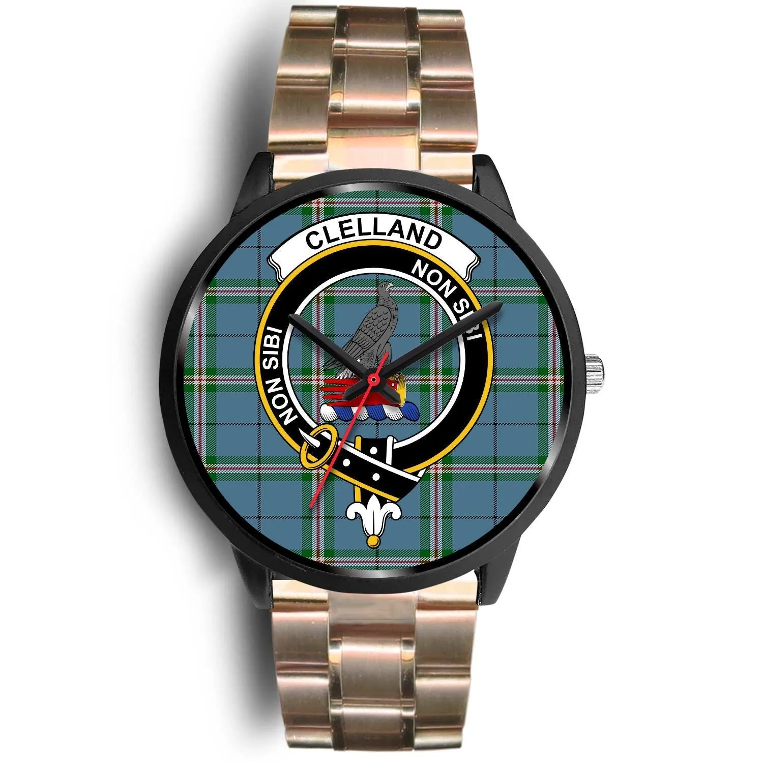 Clelland Clan Badge Tartan Black Watch