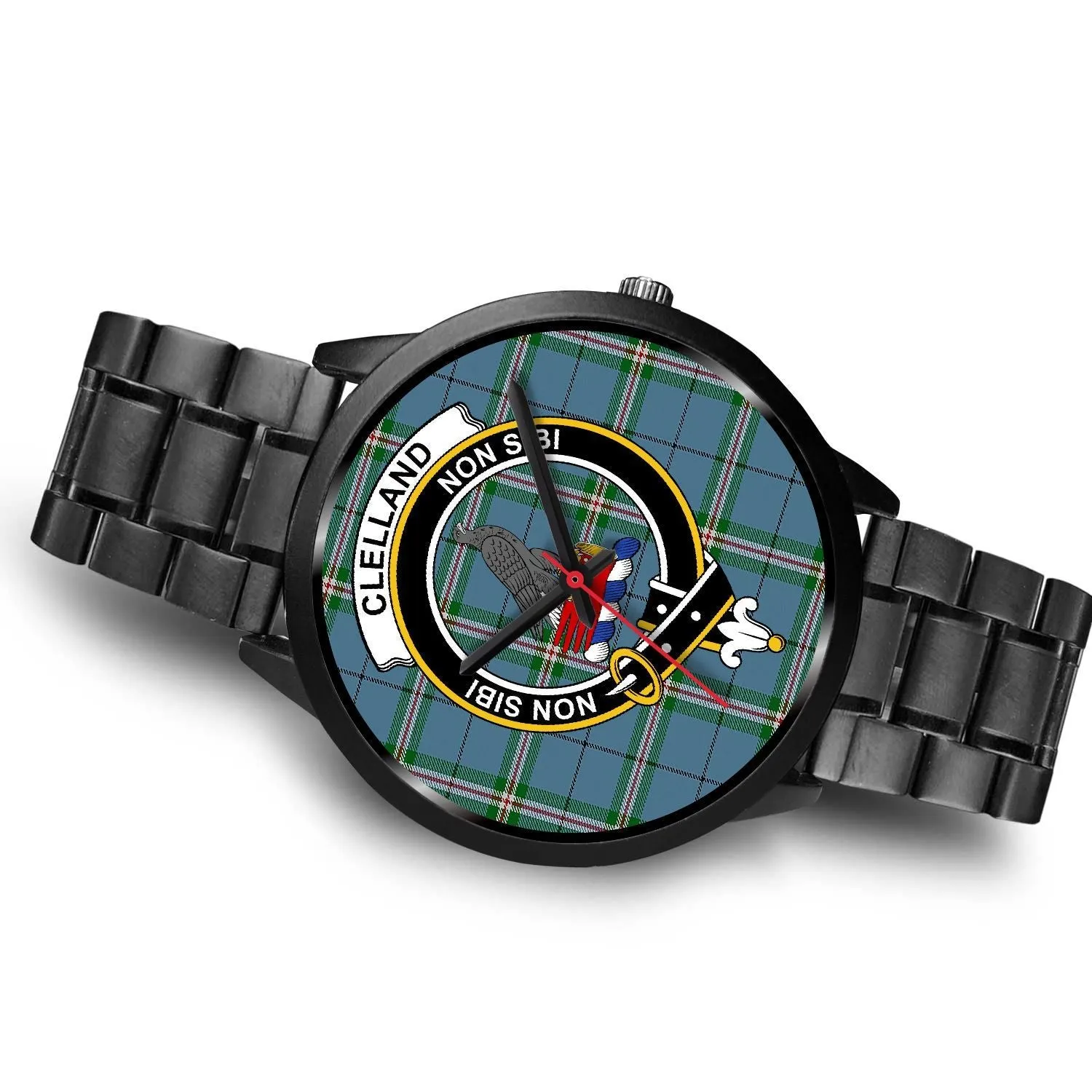 Clelland Clan Badge Tartan Black Watch