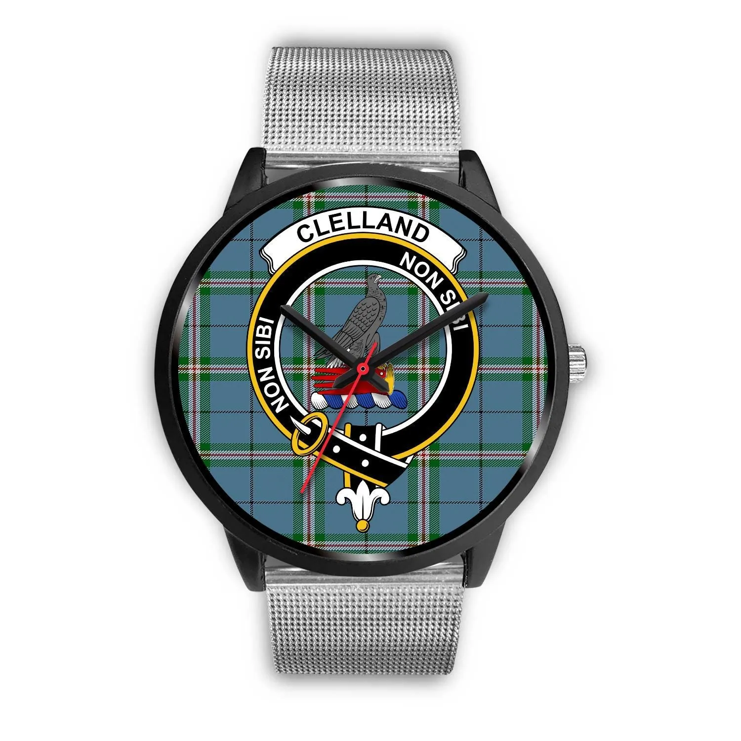 Clelland Clan Badge Tartan Black Watch