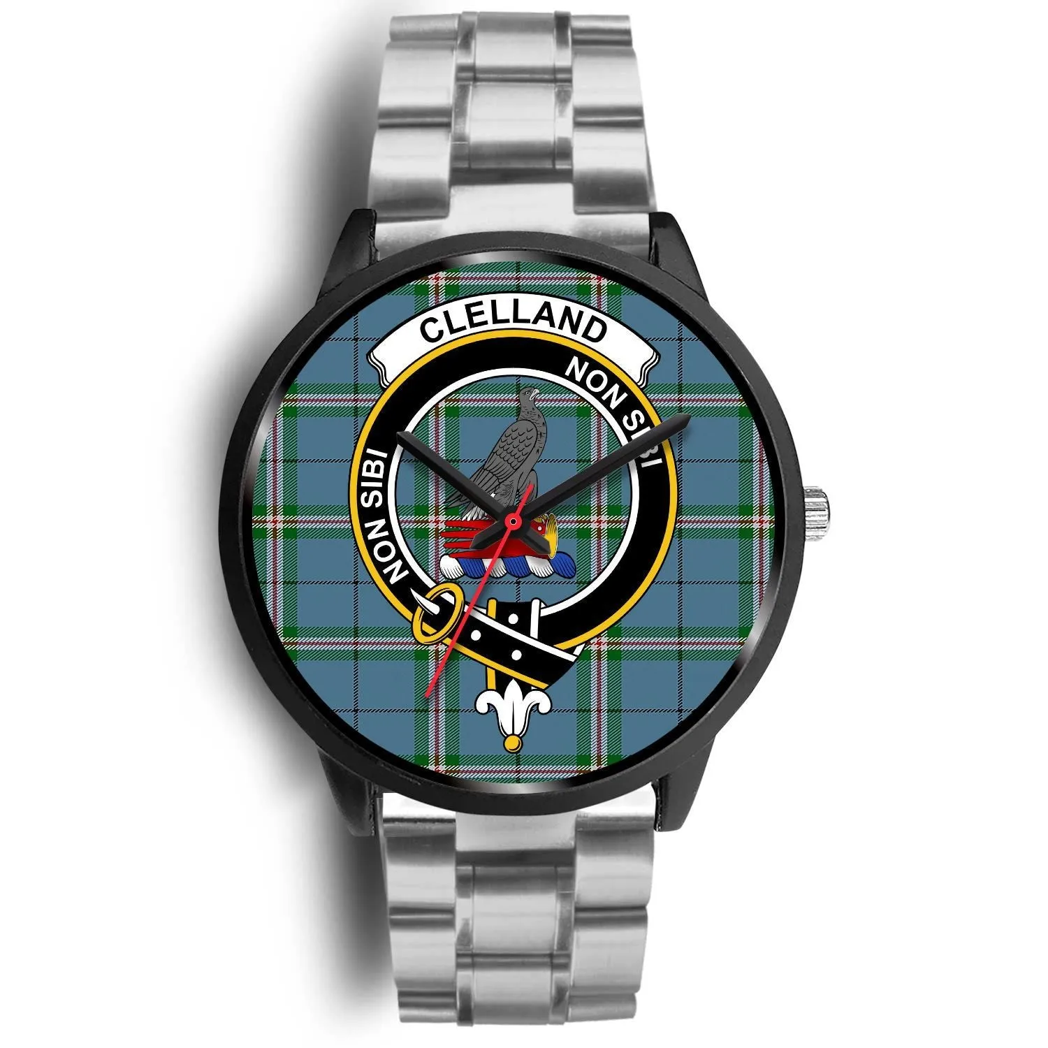 Clelland Clan Badge Tartan Black Watch