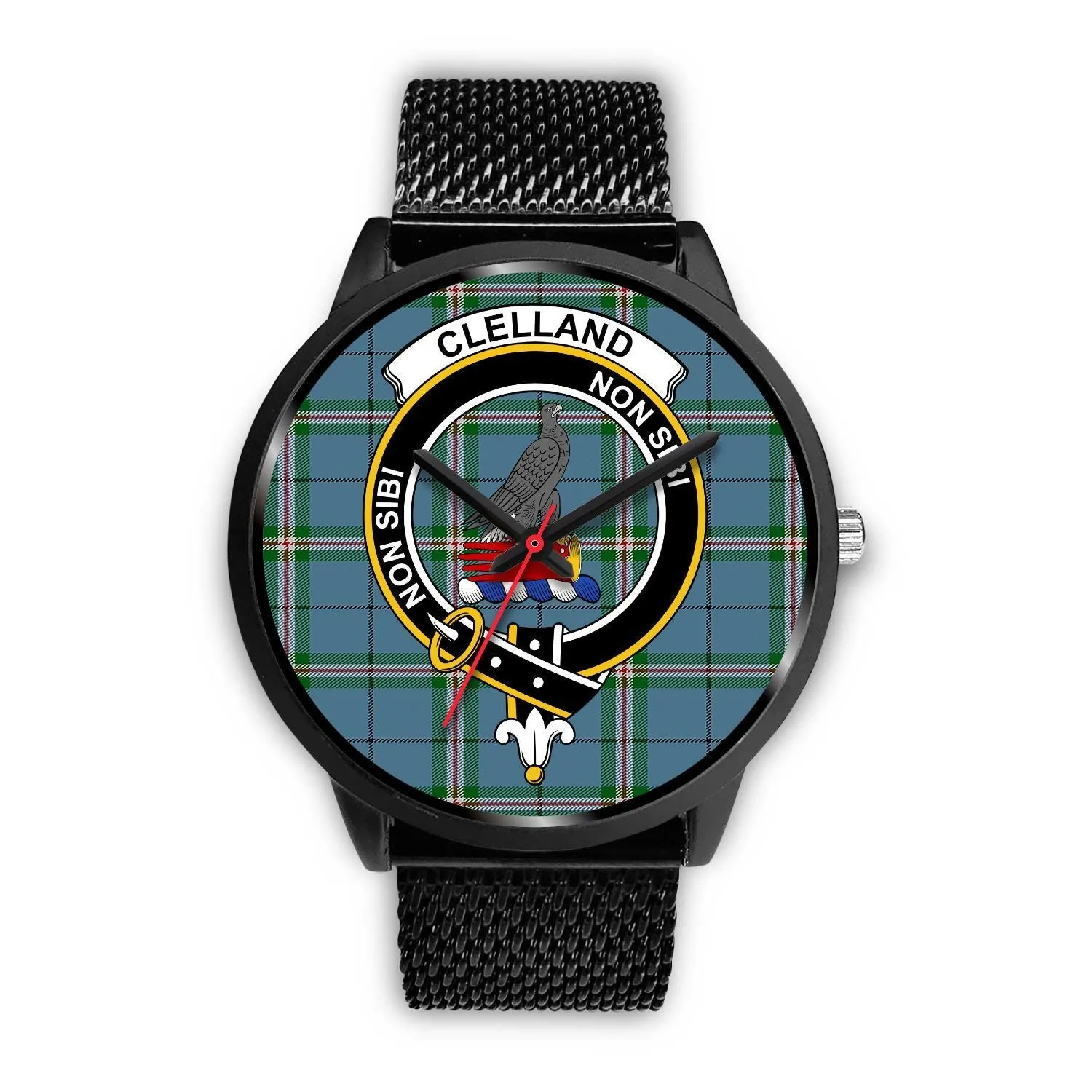 Clelland Clan Badge Tartan Black Watch
