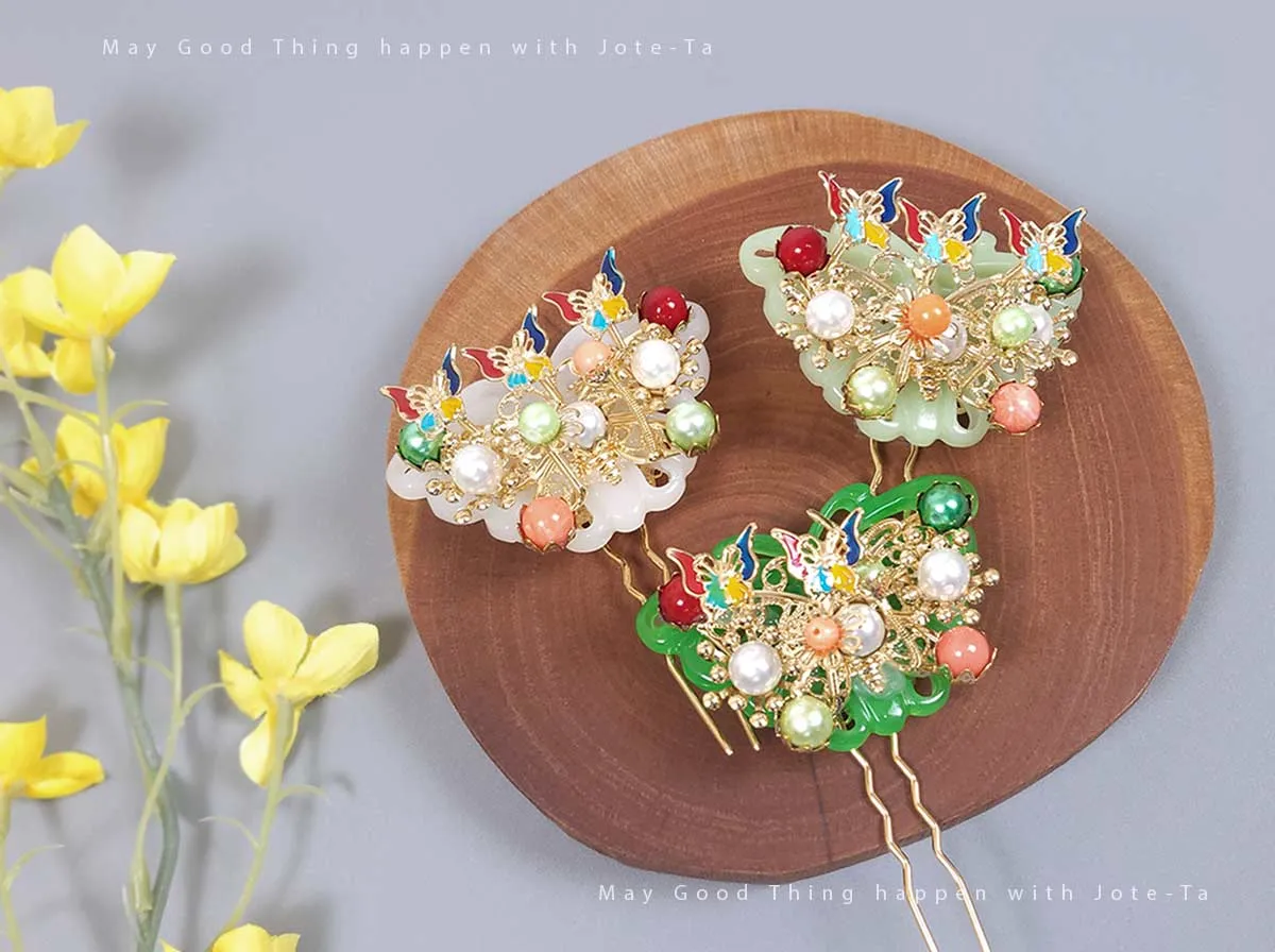 Colorful Butterfly Hairpin (3 colors)