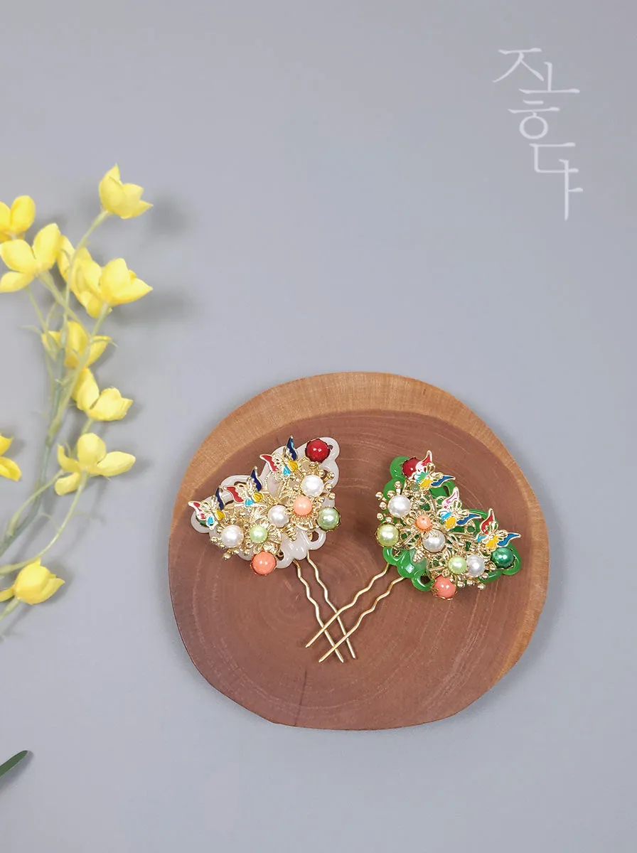 Colorful Butterfly Hairpin (3 colors)