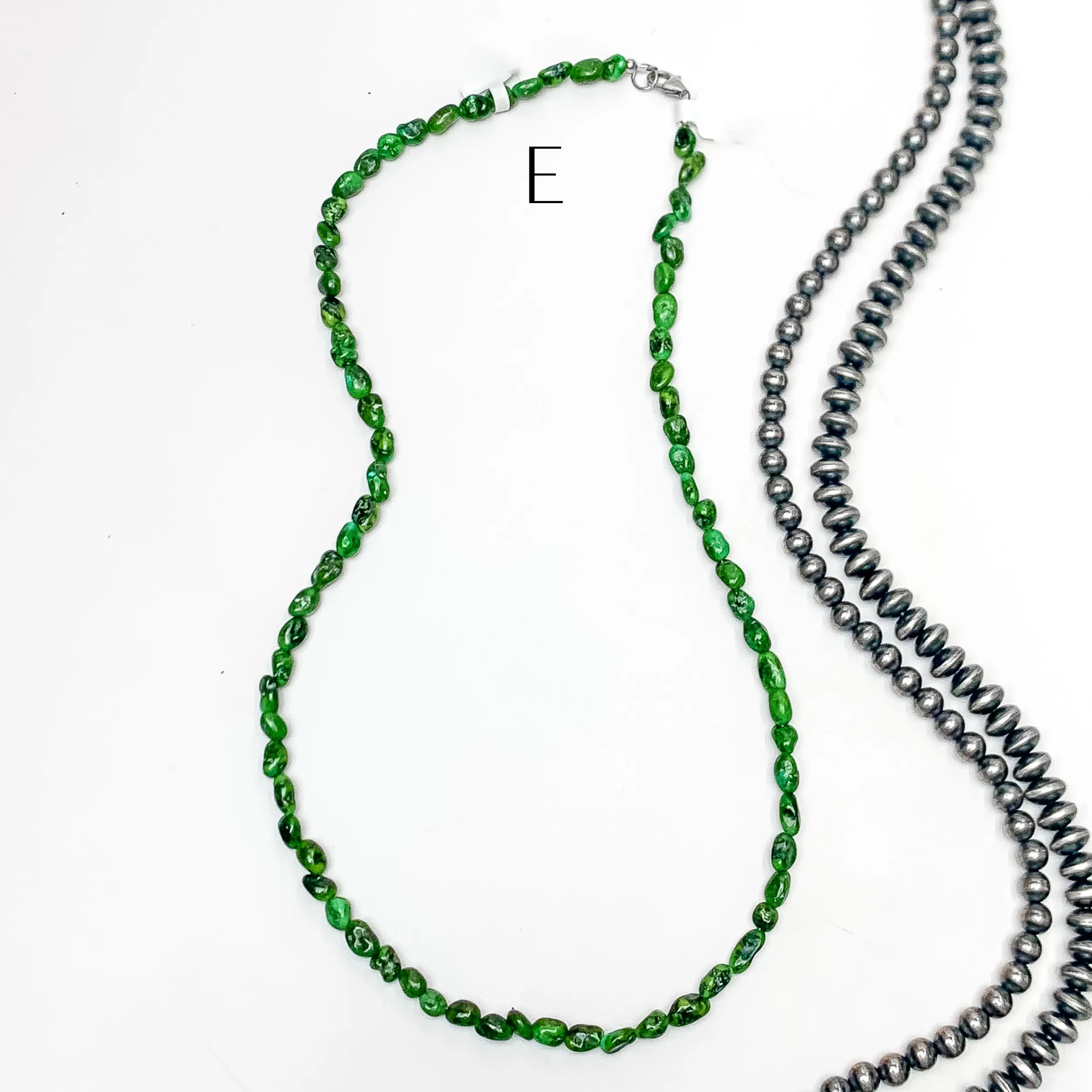 Corina Smith | Navajo Handmade 20"  Sonoran Gold Turquoise Nugget Necklace