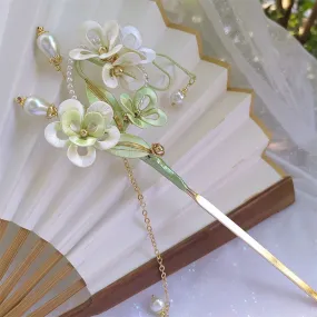 Creative Antique Style Handmade Jewelry Non-legacy Flower-wrapped Hairpin Brooch