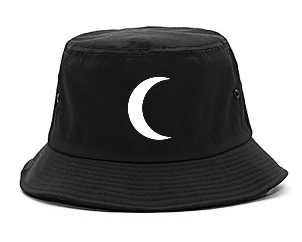 Crescent Moon Chest Mens Bucket Hat