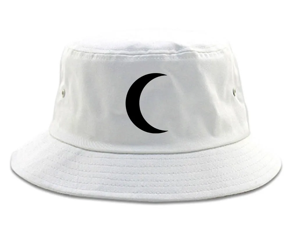 Crescent Moon Chest Mens Bucket Hat