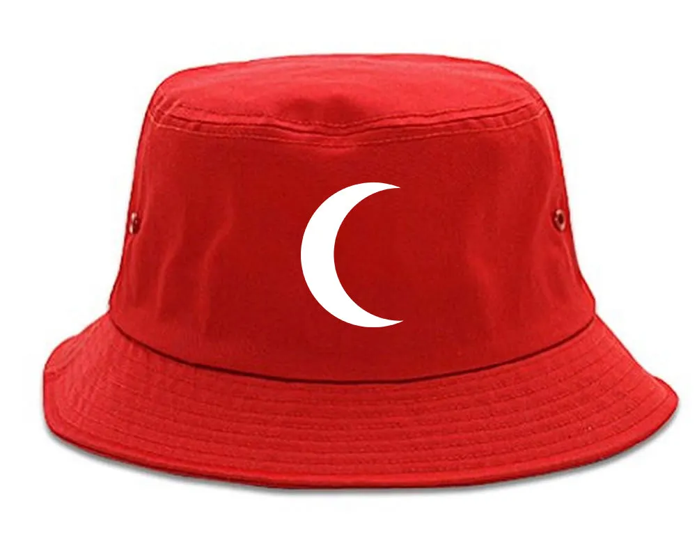 Crescent Moon Chest Mens Bucket Hat