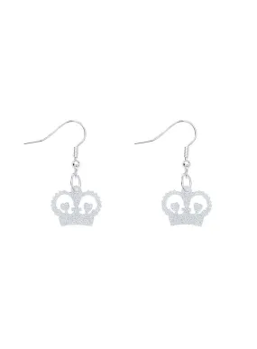 Crown Charm Earrings