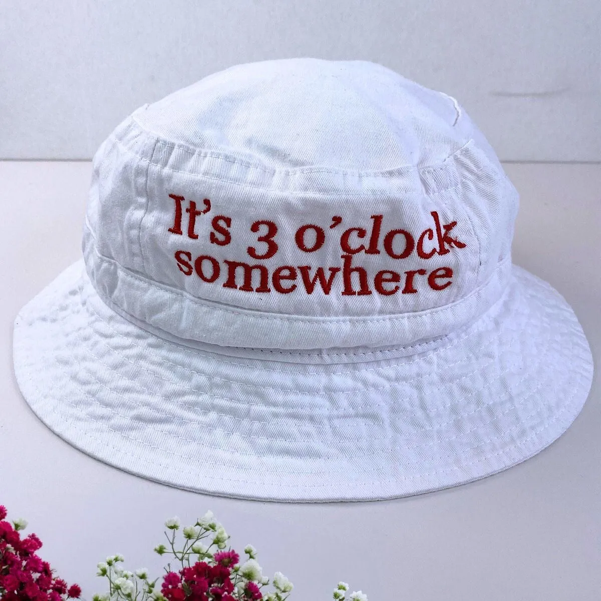 Custom Bucket Hat - Embroidered Girls Hat for Trip