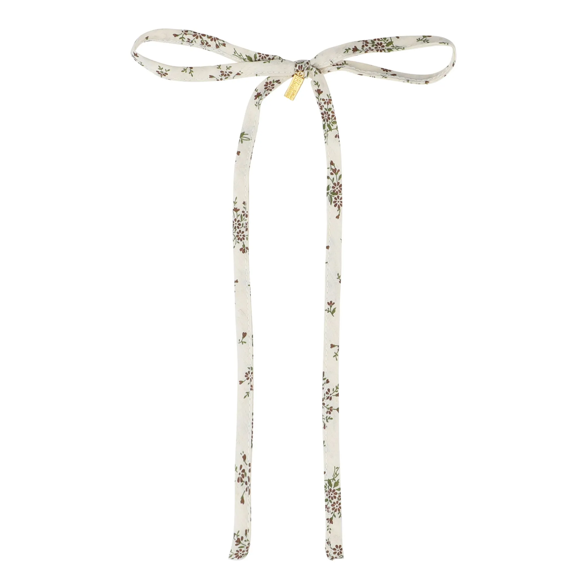 Dainty Floral Thin Long Bow