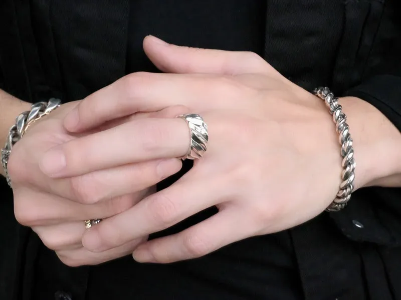 Drape Cut 10mm Ring