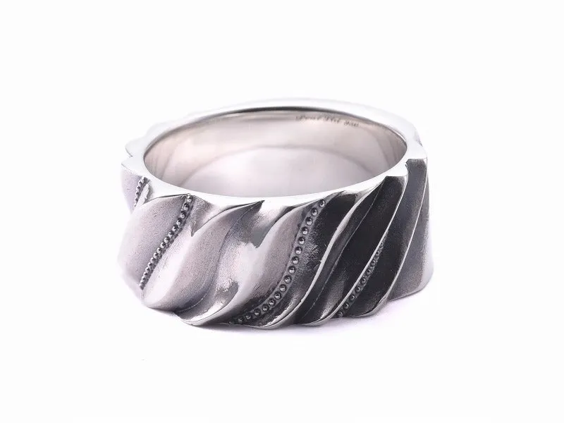 Drape Cut 10mm Ring