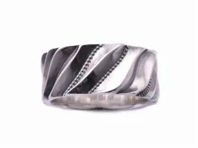 Drape Cut 10mm Ring