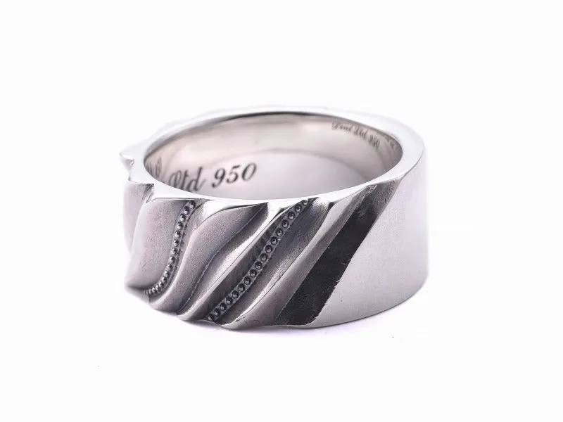 Drape Cut 10mm Ring