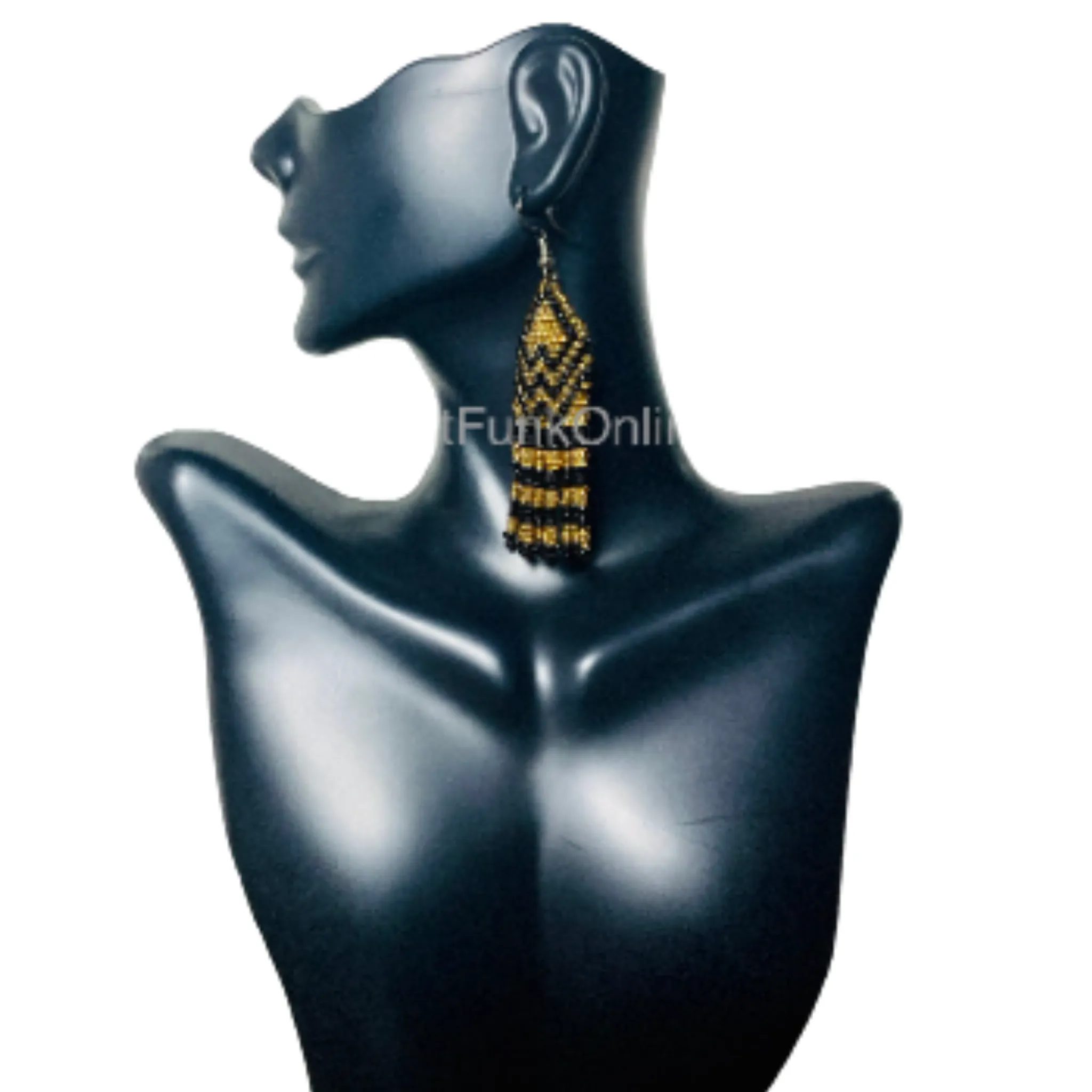 Draped Choker Jewelry SET, Gold