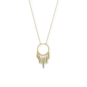 Dream Big! 16"   2" Dream Catcher Inspired Necklace
