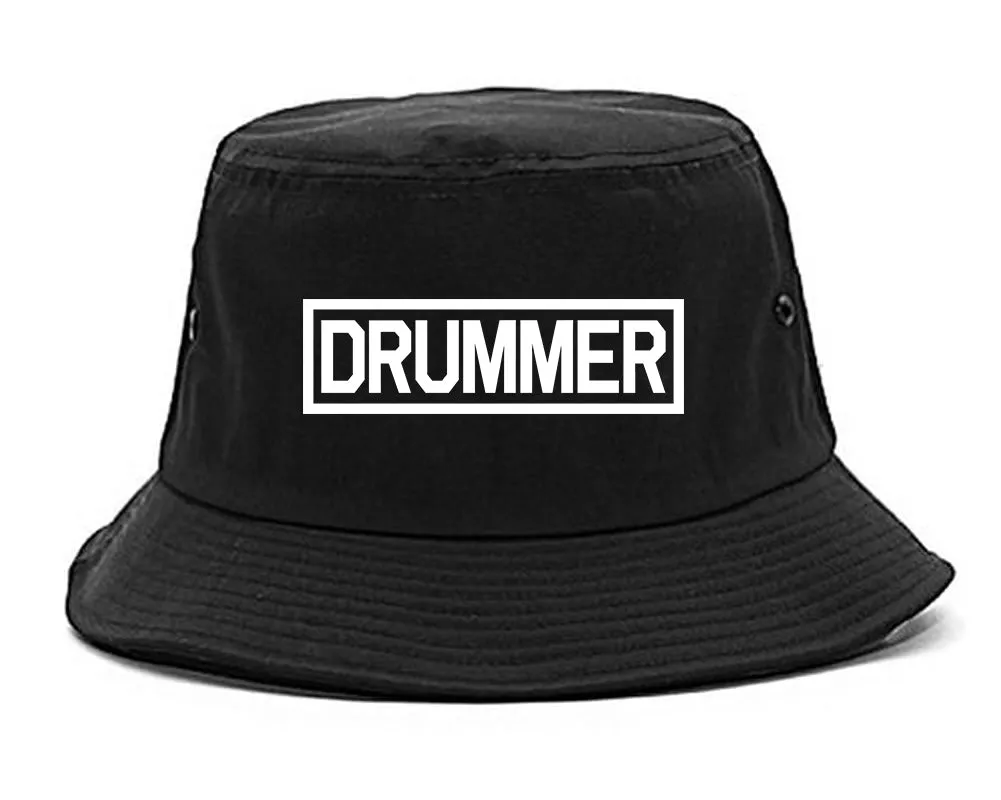 Drummer Drum Box Mens Bucket Hat