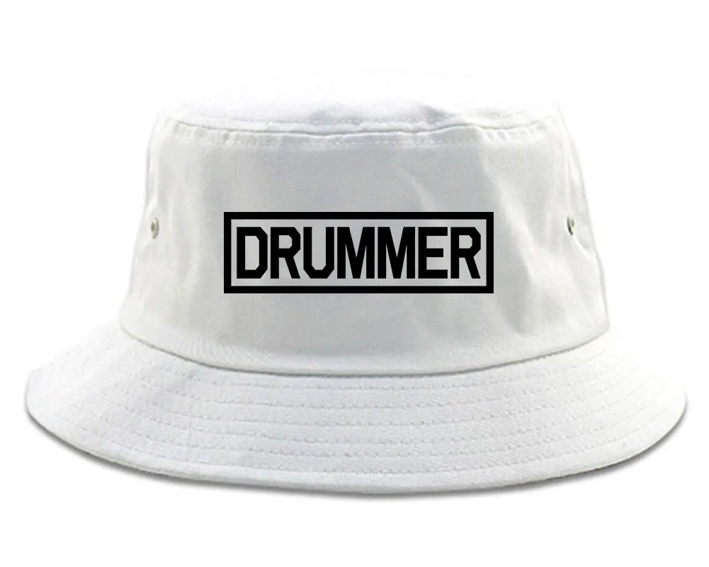 Drummer Drum Box Mens Bucket Hat