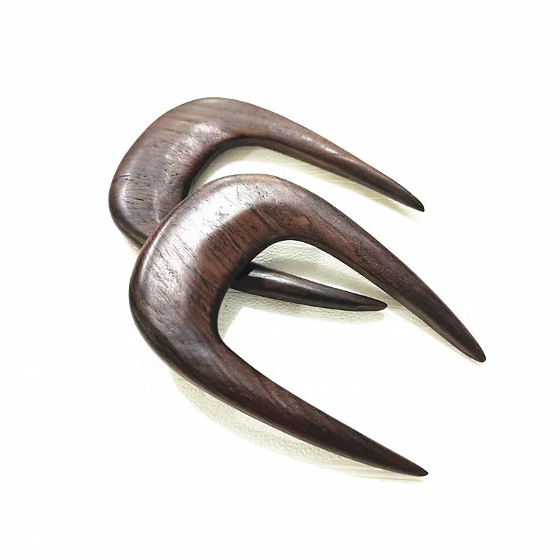 Elegant Ebony Wood Hairpin