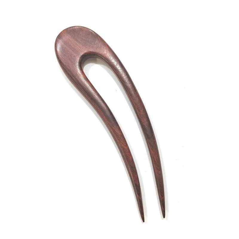 Elegant Ebony Wood Hairpin