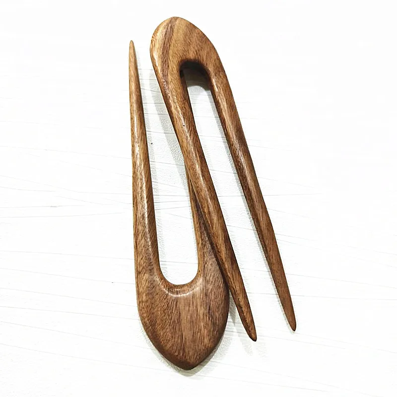 Elegant Ebony Wood Hairpin