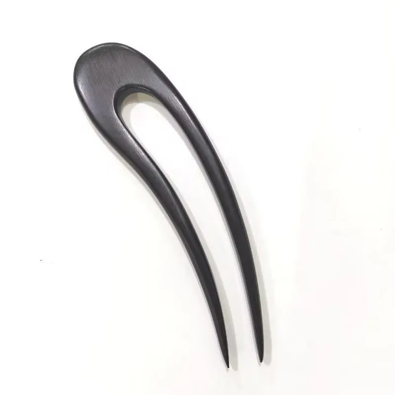 Elegant Ebony Wood Hairpin