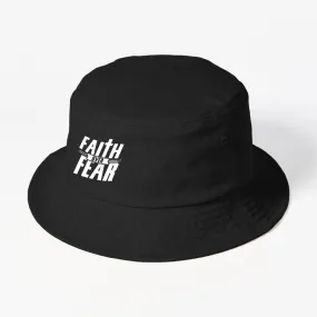 Faith Over Fear Pray Hope Belief Christian Bucket Hat