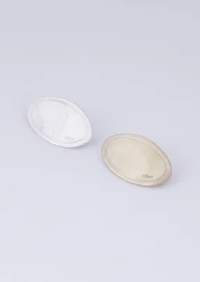 [FILLOW] Seasonless tiny logo oval hairpin