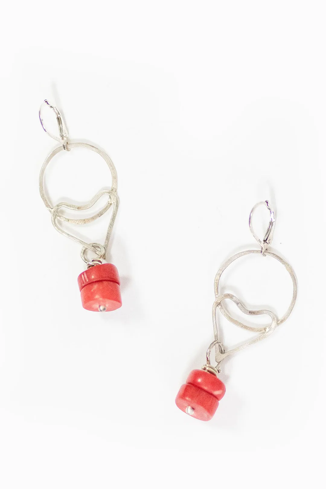 Full Moon   Heart Earrings
