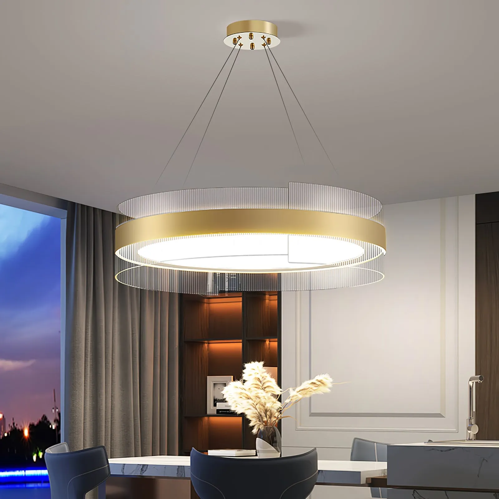 Genevieve Round LED Chandelier