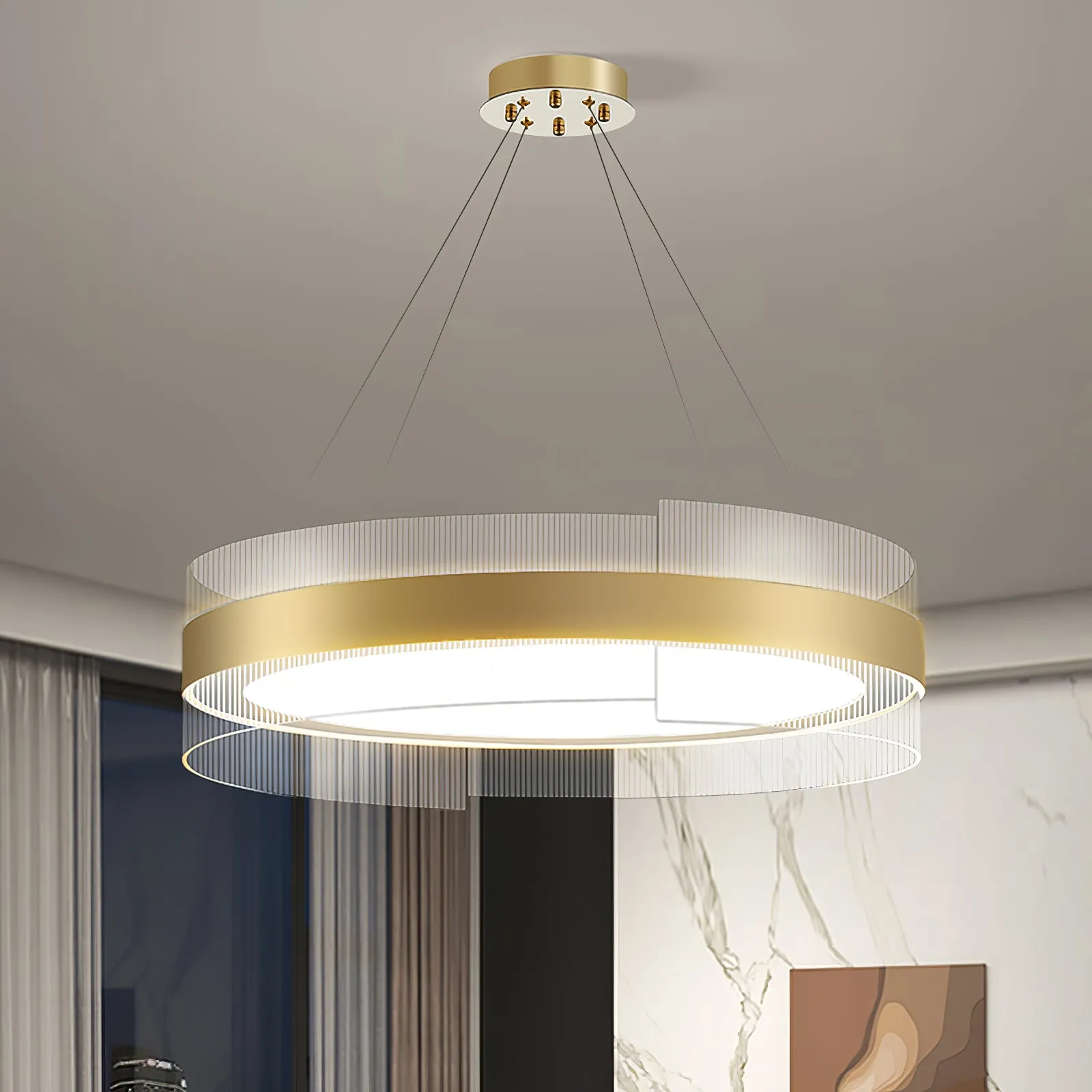 Genevieve Round LED Chandelier
