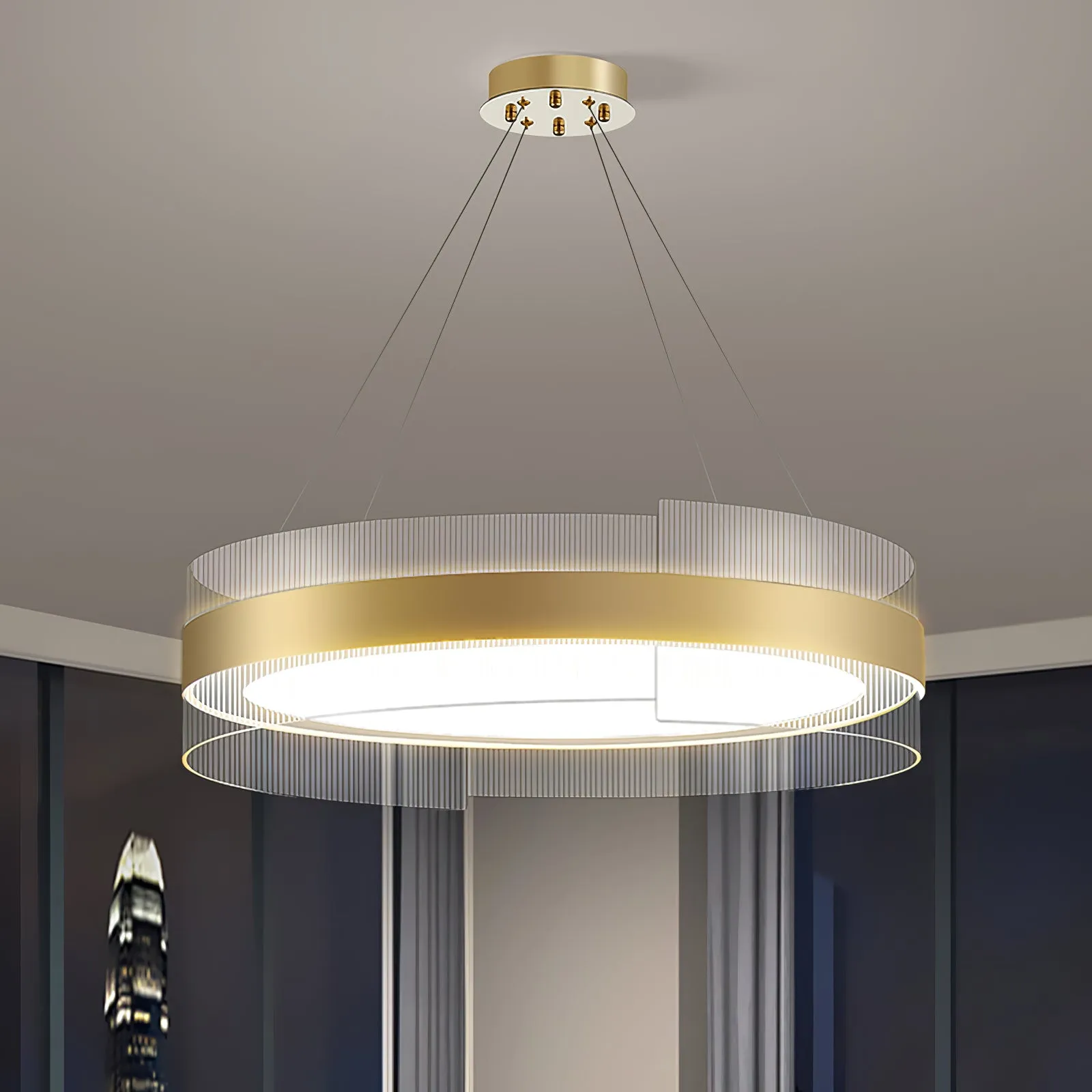 Genevieve Round LED Chandelier