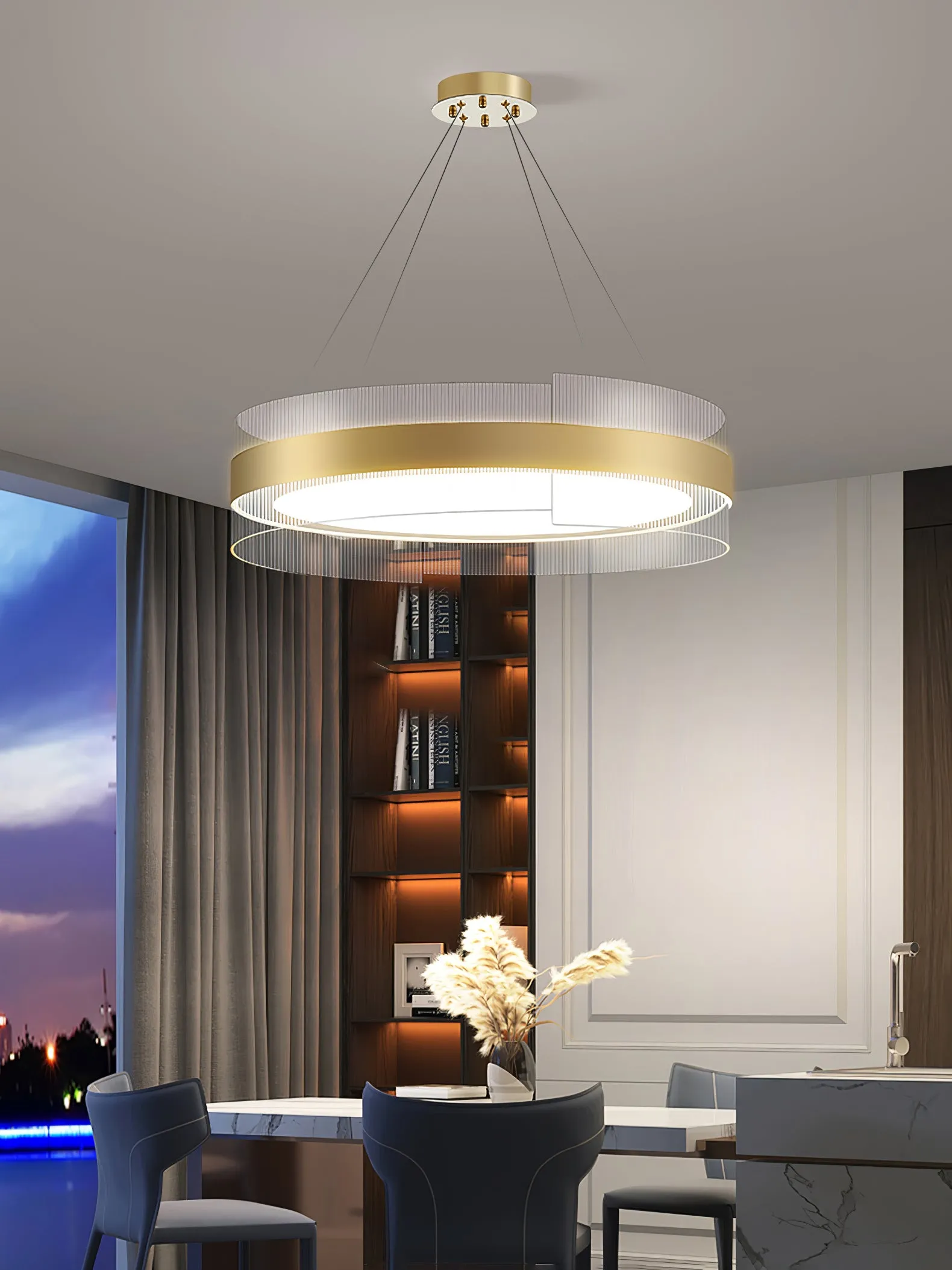 Genevieve Round LED Chandelier