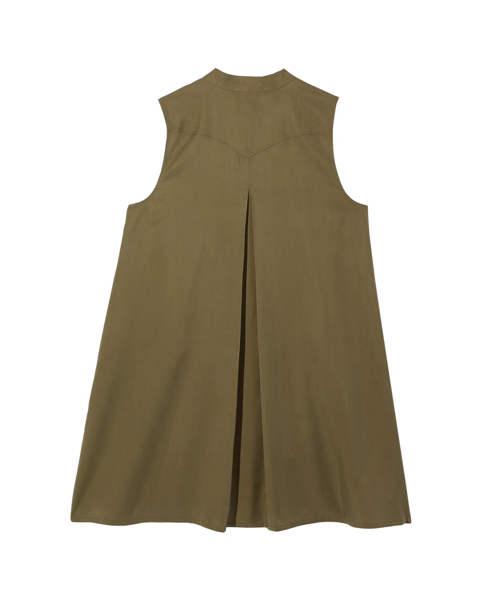 Georgetown Sleeveless Utility Dress | Olive Green
