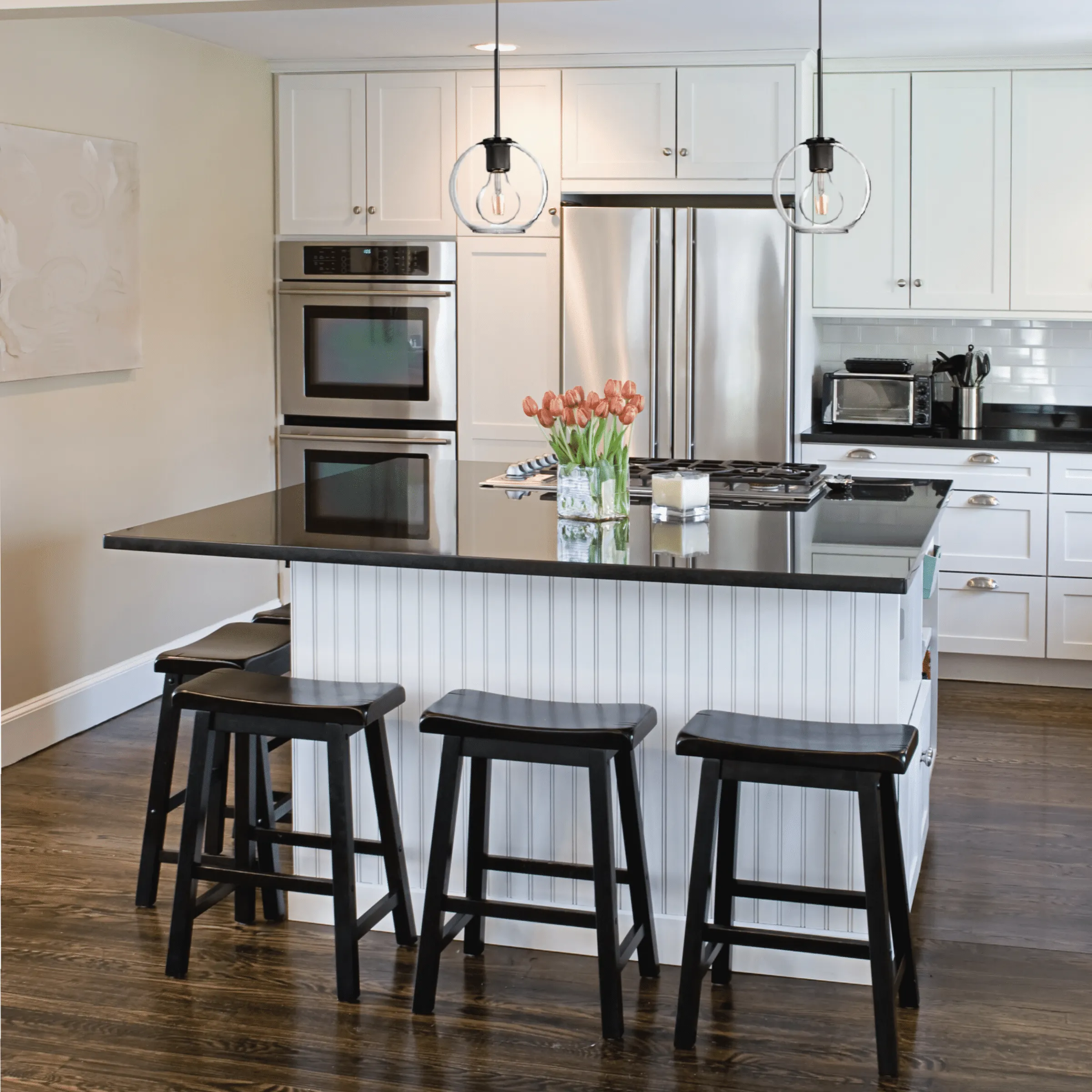 Glass Shaded Pendant Light