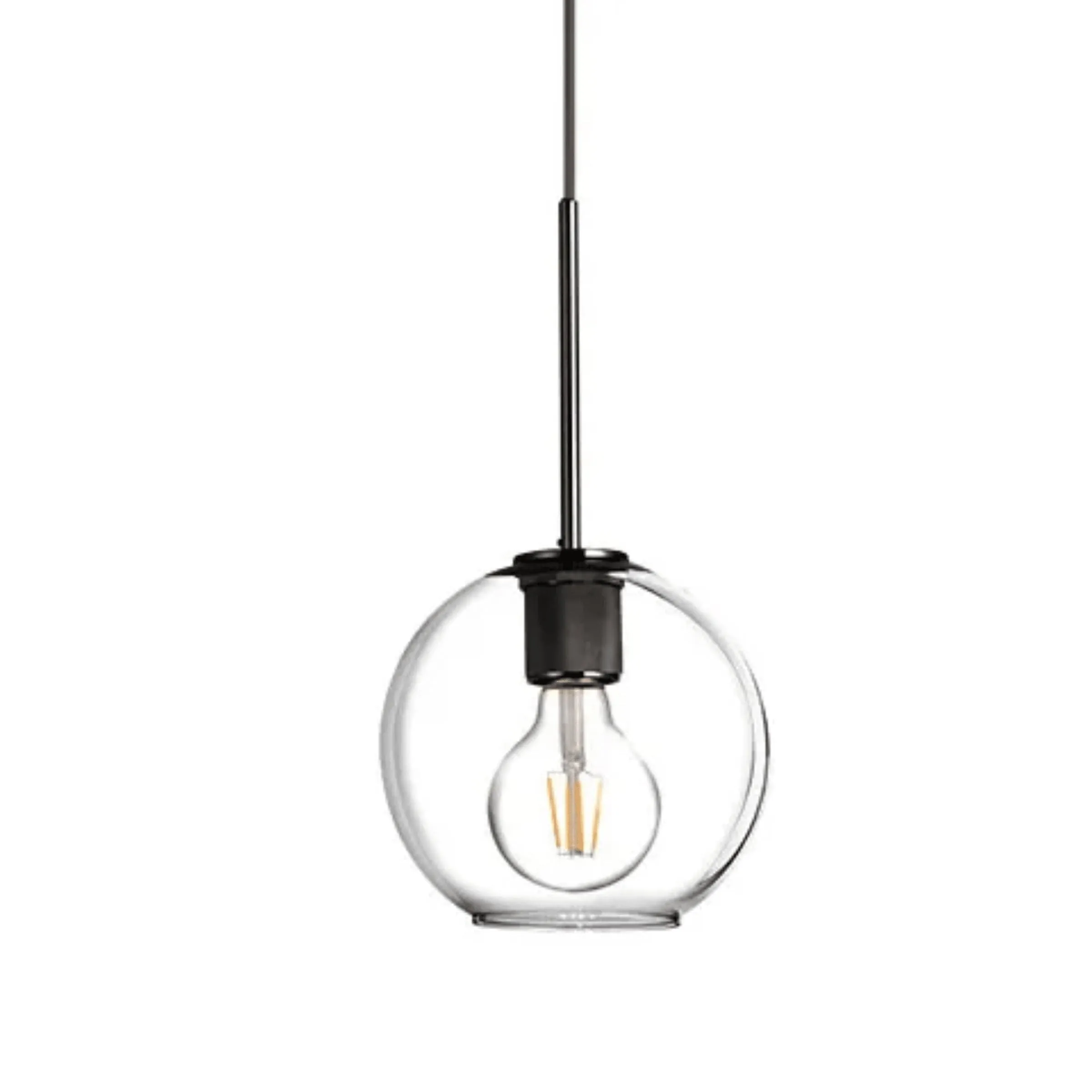 Glass Shaded Pendant Light
