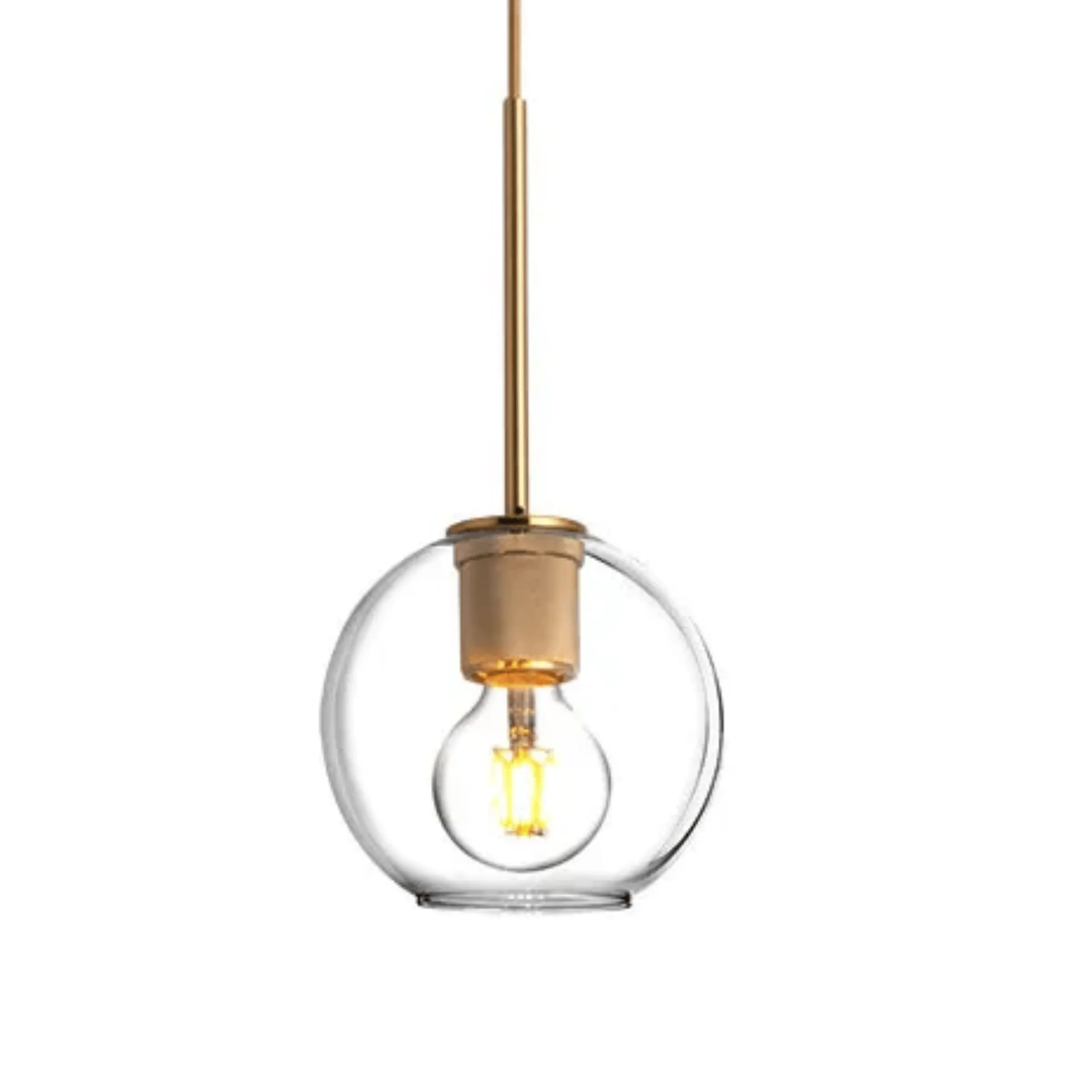 Glass Shaded Pendant Light