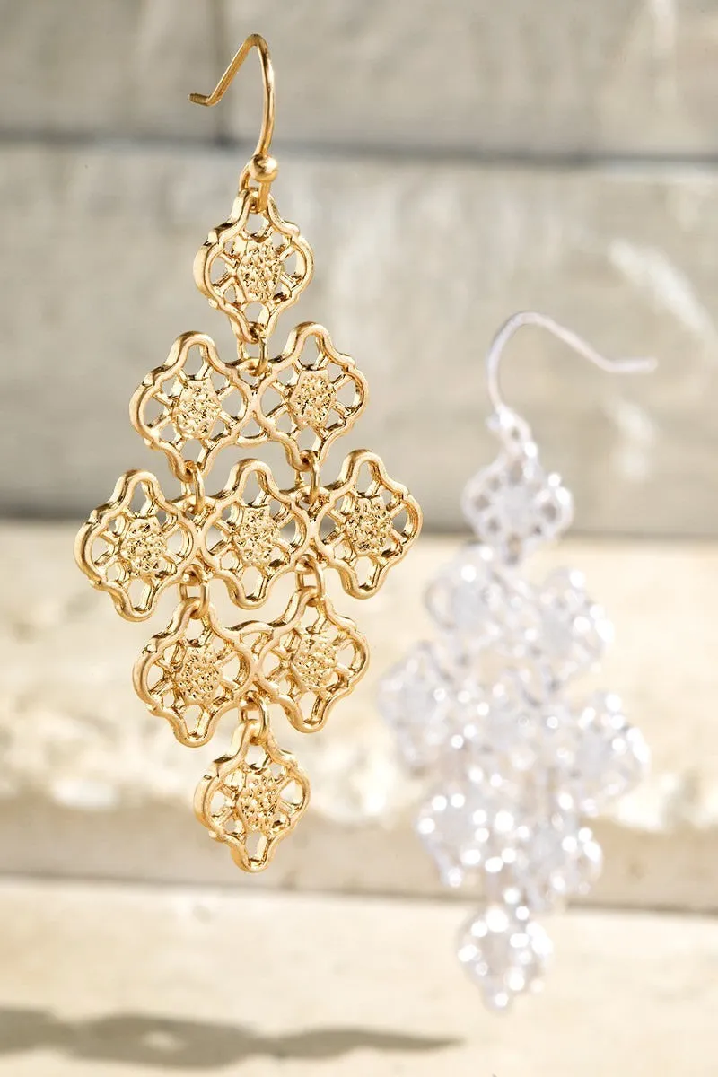 Gold Chandelier Earrings