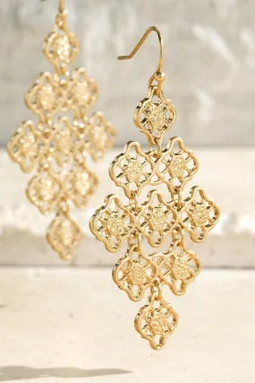 Gold Chandelier Earrings