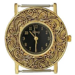 Gold Swirl Watch Face_18mm