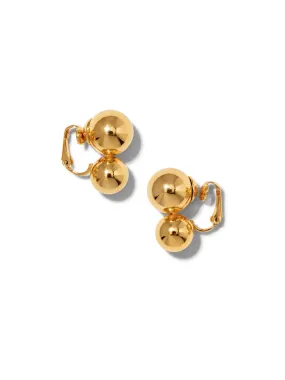 Gold Uptown Orbita Clip On Earrings