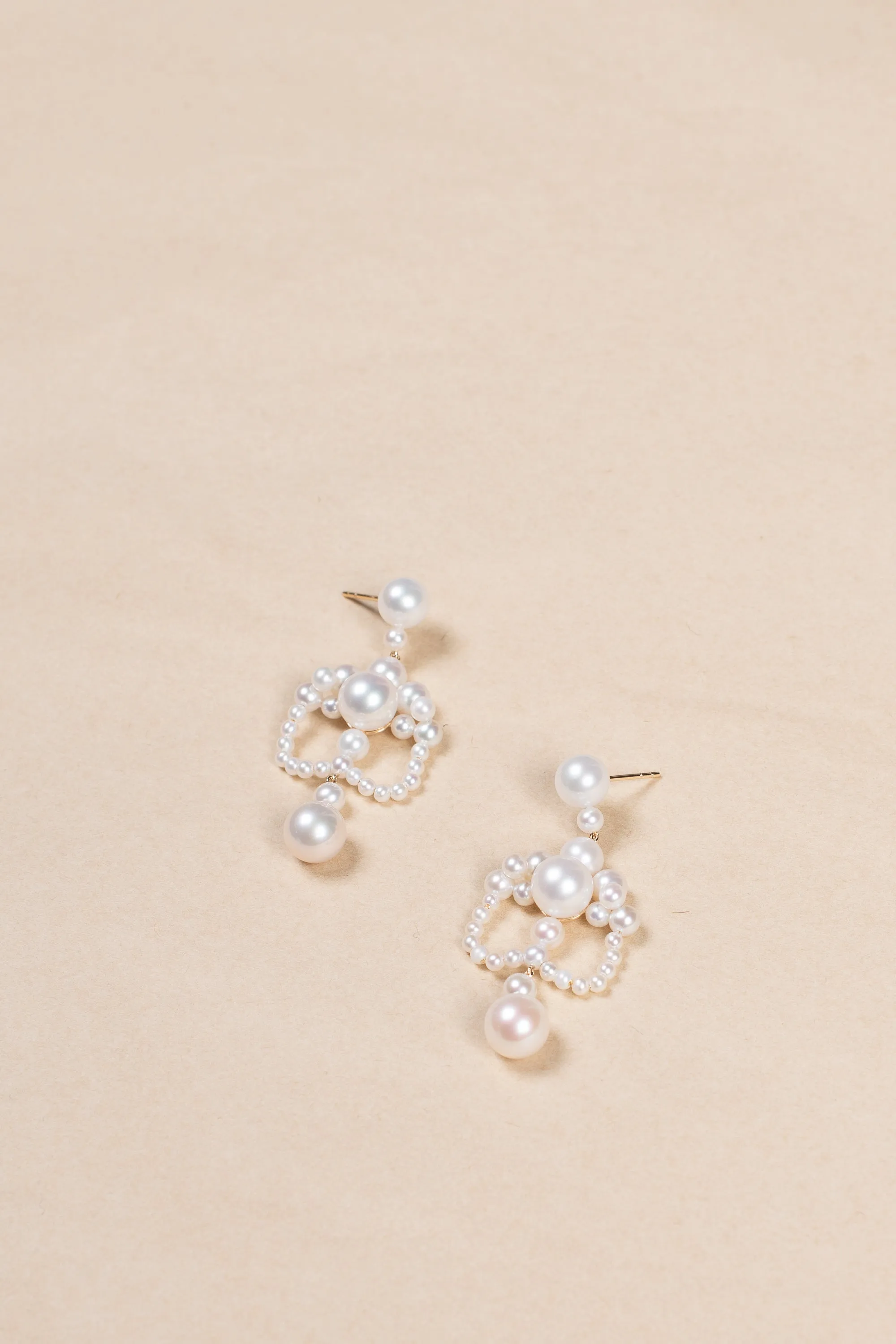 Grand Chateau de Perles Earrings