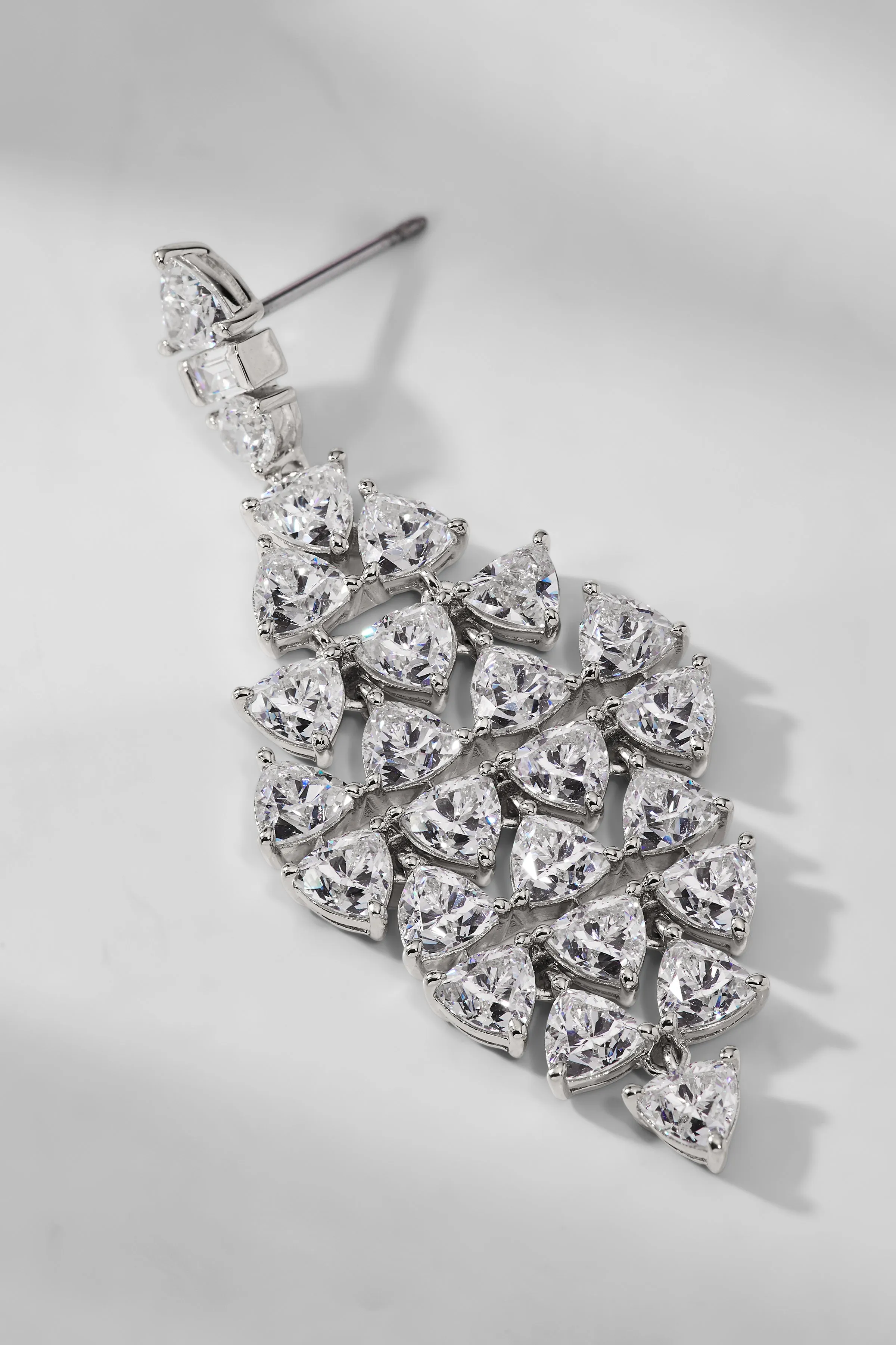 GWEN TRILLION CZ KITE EARRINGS