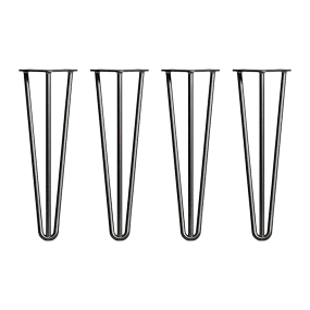 Heavy-Duty Corrosion-Resistant Hairpin Table Legs Set of 4