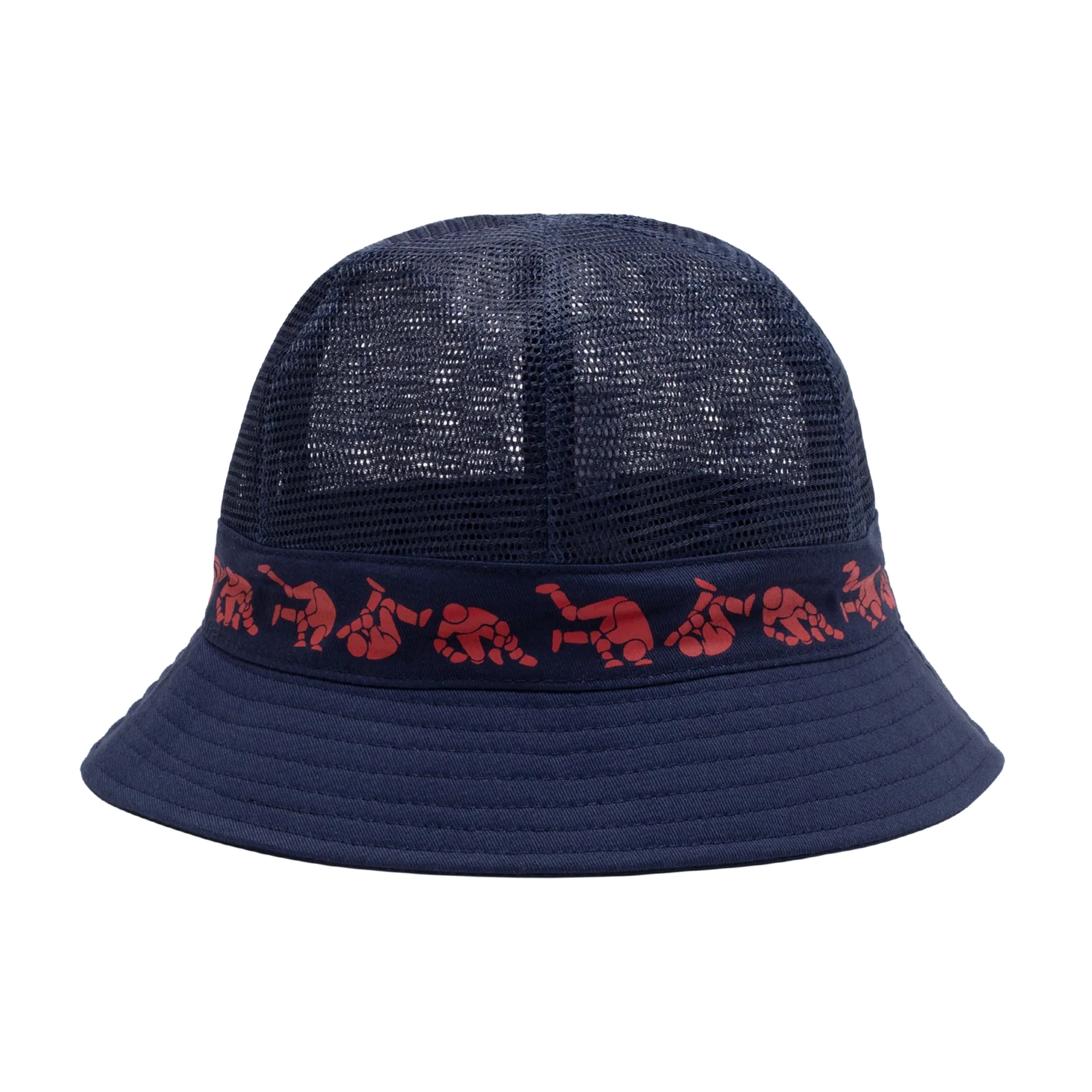 HOCKEY FALL GUY MESH BUCKET HAT NAVY