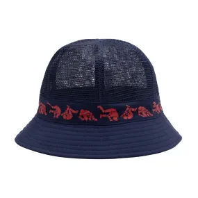 HOCKEY FALL GUY MESH BUCKET HAT NAVY