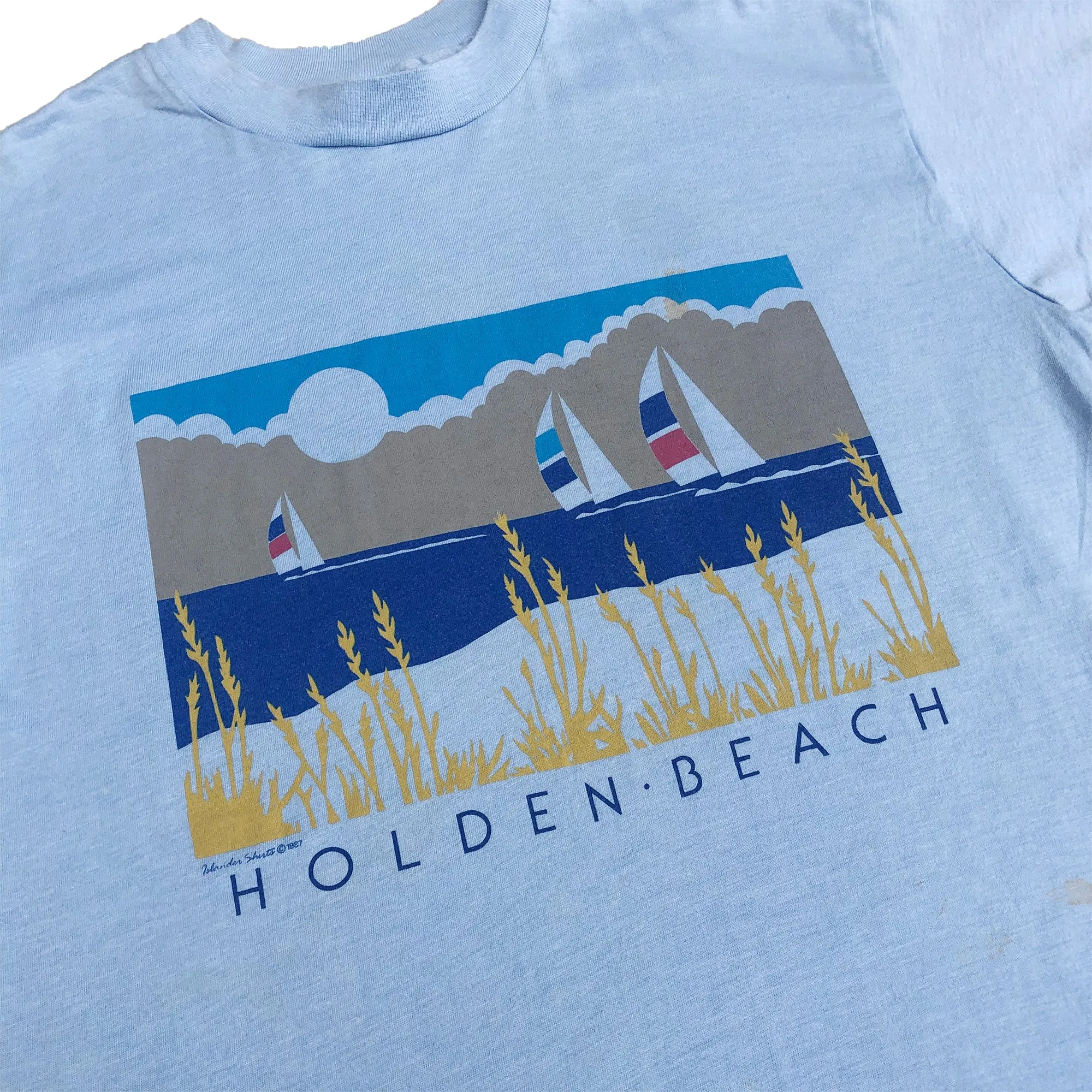 Holden Beach Blondes Shirts 1987 Tee