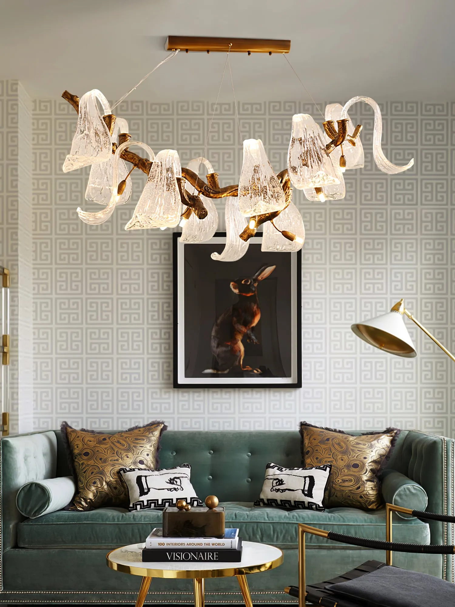 Icarus Wings Horizontal Chandelier
